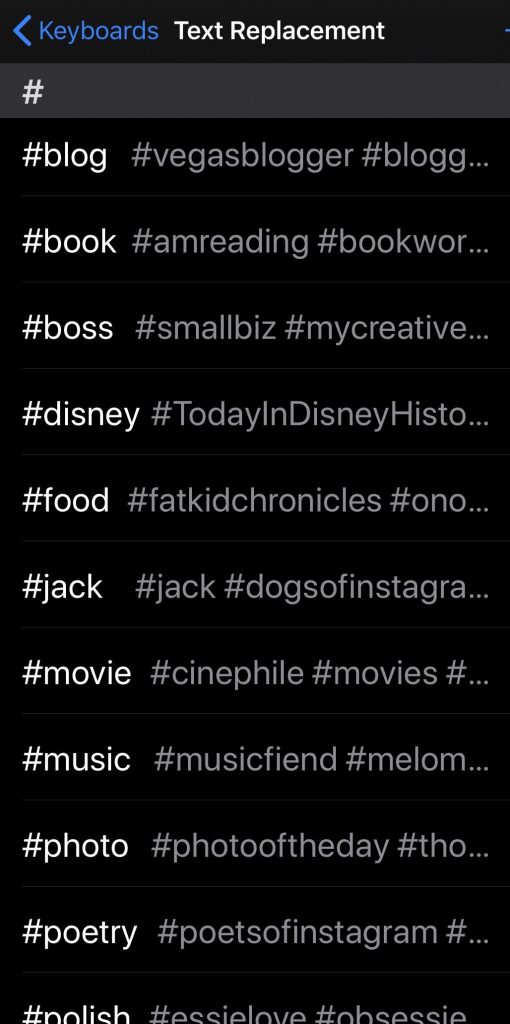 Some of my favorite hashtags