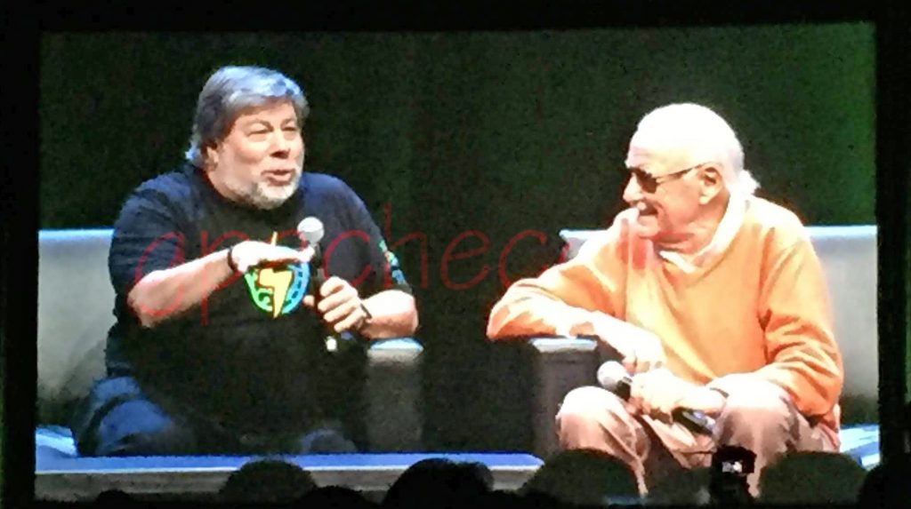 Steve Wozniak and Stan Lee (RIP) at 2016 SVCC