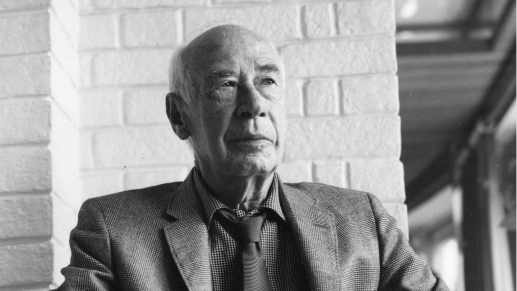 black & white landscape photo of writer henry miller