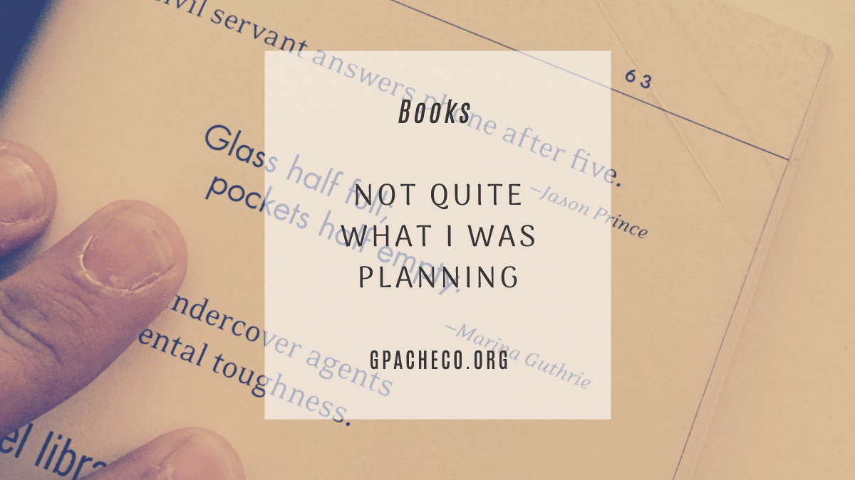 MOVED: Not Quite What I Was Planning by Rachel Fershleiser and Larry Smith