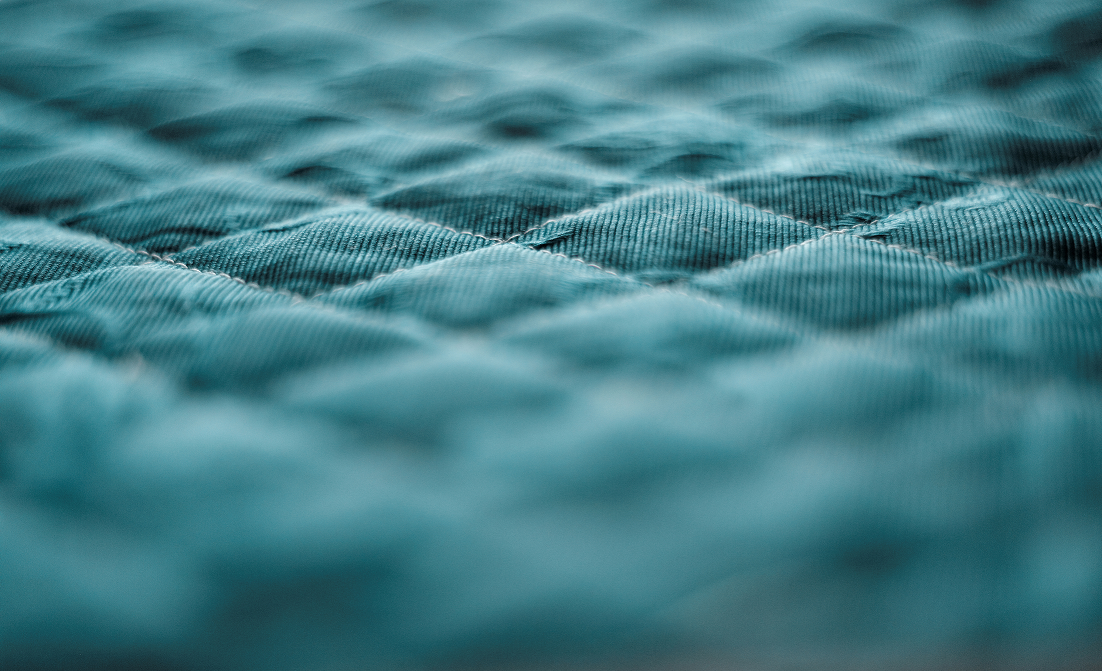 color image of a turquoise geometric pattern
